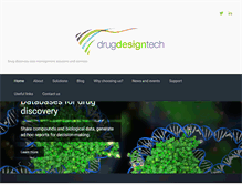 Tablet Screenshot of drugdesigntech.com